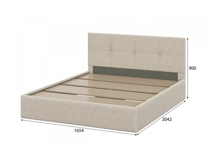 Кровать двойная №4 (1,6х2,0 мягкая)