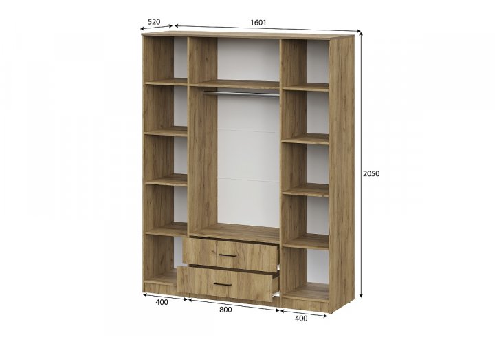 Шкаф ШК 1 Дуб золотой