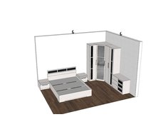 Проект Модульная спальня Николь