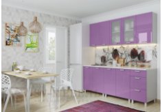 Кухня модульная Модерн (Фиолетовый металлик)