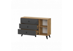 Комод "Байкал" 3 ящика (со створкой) - фото