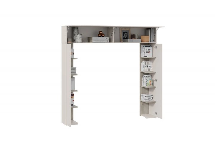 Шкаф навесной Порто со стеллажами СМ-393.21.022