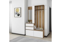 Вешалка с зеркалом "Некст 1" - фото