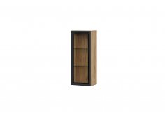 Шкаф навесной (со стеклом) "Милан" - фото